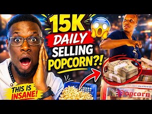 How she makes 💰15k daily profit selling popcorn in Abuja(Abuja Street Business Woman Reveals)