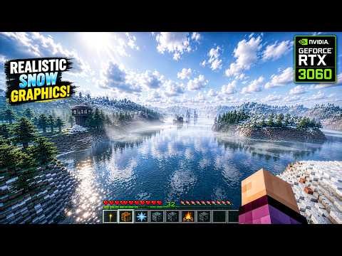 Minecraft Realistic Graphics on GTX 1070 😍 | Ultra Realistic Shaders Gameplay