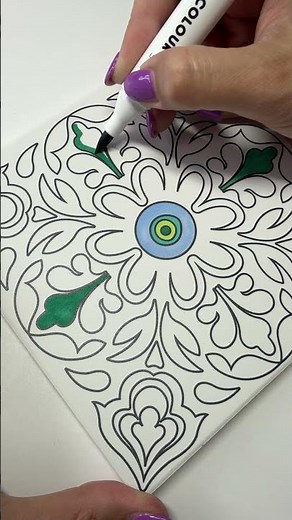 How to paint Ceramic tiles | Life of Colour