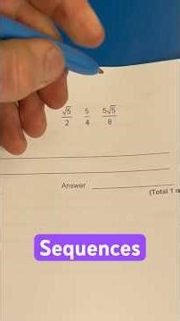 Sequences (continuing) #maths #gcse #sequences