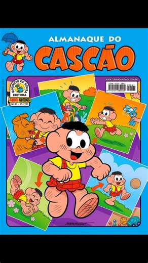 Tirinha Almanaque do Cascão, Olha a Chuva | Narra Quadrinhos