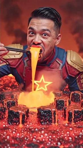 Cinematic close-up. Captain Marvel,