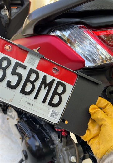 Universal Plate Number Protector for Motorcycles