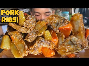 Karderetang Karne ng Baboy Mukbang Asmr | Filipino Food Mukbang Philippines