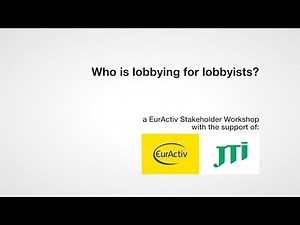 Who is lobbying for lobbyists?