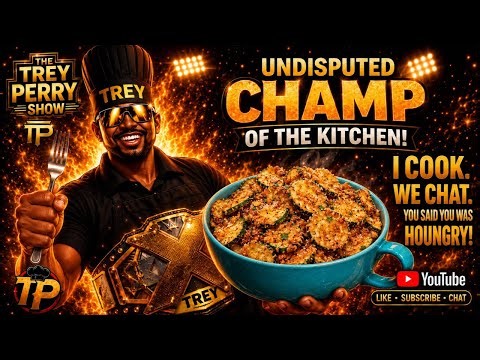👨🏾‍🍳 Crispy Zucchini Chips | The Trey Perry Show