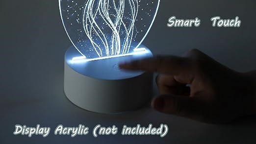 20 Pieces 3D Night Led Lamp Base