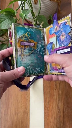art journal flip through - my messy may concertina