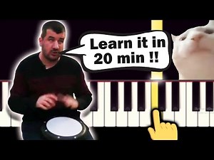 Ievan Polkka MEME Song - VERY EASY Piano tutorial