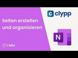 OneNote - Seiten erstellen und organisieren
