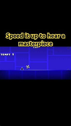 Speed up the song #gdupdate #gd #geometrydash