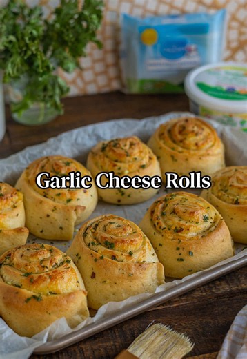 Garlic Cheese Rolls Recipe — Soft Cheesy Garlic Bread Rolls