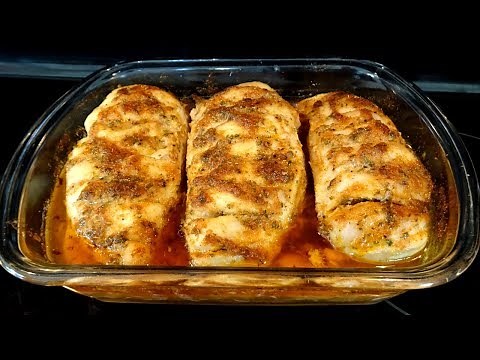 Juicy Baked Chicken Breasts and a Delicious and Easy Special Dressing. My Delicious Recipes.