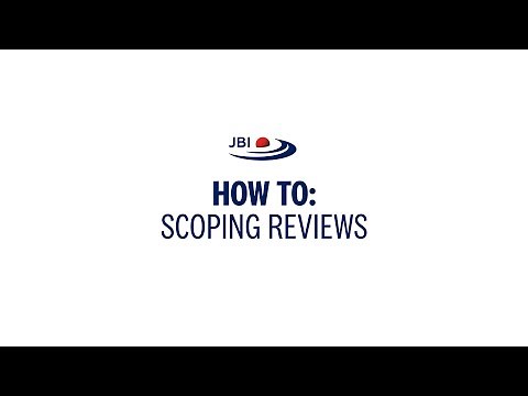Steps for conducting a scoping review