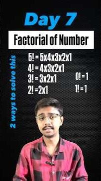 Factorial Program Explained | Coding Shorts