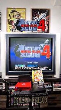 Metal Slug 4 (Neo Geo MVS) Gameplay & Intro | 40" Sony CRT Arcade Setup