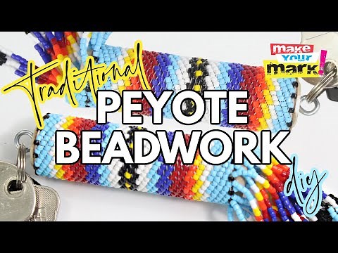 Peyote Beadwork - Father's Day Keychain DIY