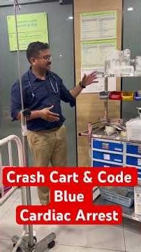 💯💯Crash Cart & Code Blue Cardiac Arrest 👉#iillss #cardiacarrest #yt #doctor #heartattack #ytshort