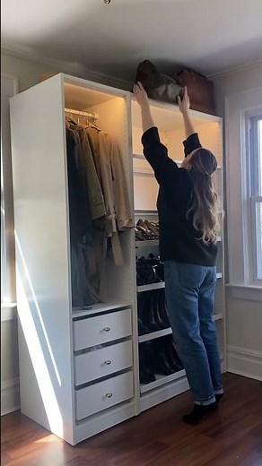 Filing my dream closet pt. 2 - ikea PAX closet