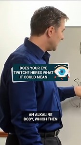 12K views · 274 reactions | DOES YOUR EYE TWITCH? HERE’S WHAT IT COULD MEAN ️⚡ If your eye won’t stop twitching, don’t ignore it! Dr. Eric Berg explains the surprising reasons behind it — and what your body might be trying to tell you. 易 #DrEricBerg #Twitch #EyeTwitching #HealthSigns #BodySignals #NutrientDeficiency #MagnesiumDeficiency #StressSymptoms #HolisticHealth #WellnessTips | Diet & healthy By Dr | Facebook