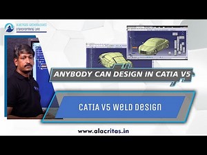 CATIA V5 | Weld design | Learn #catiav5 | Alacritas Technologies |