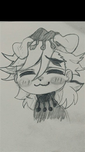 Drawing Chibi Douma from demon slayer#イラスト #demonslayer #イラストメイキング #創作#アニメ #鬼滅の刃