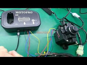 Ducati with new keyless 8A type ,all key lost ,Use motopro programming new key with keyless Success