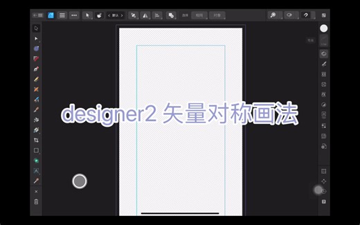 Designer2绘制矢量对称图形