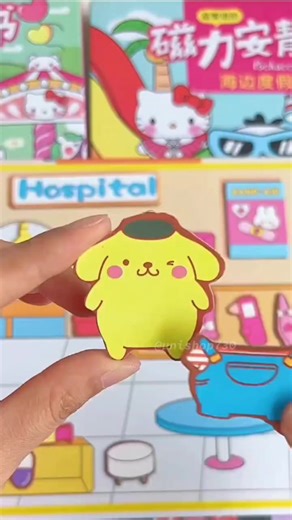 Sanrio Kuromi Magnetic Paper Doll Book for Kids