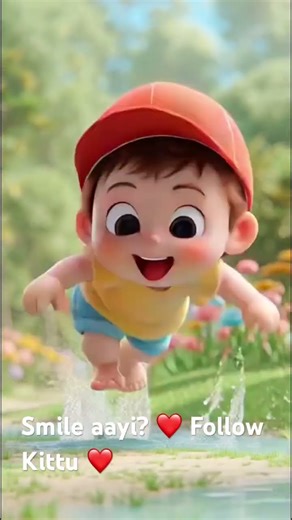 Cutest splash ever💛#kittu #cute #funnybaby #yt #ytshorts #viral #viralshorts2025