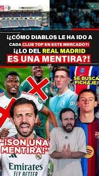 How the Hell Are Europe's Top Clubs Doing in This Transfer Window?! Is Real Madrid's Market Activ...