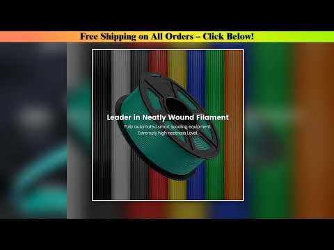 JAYO PLA Filament 1.75MM 10Rolls/set PLA 3D Printer Filament Multicolor For FDM 3D Printers Neatly