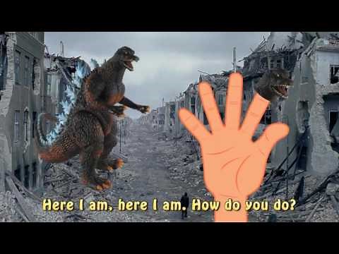 Godzilla Finger Family Nursery Rhyme Godzilla Cartoon Finger Family Songs Collection For Children
