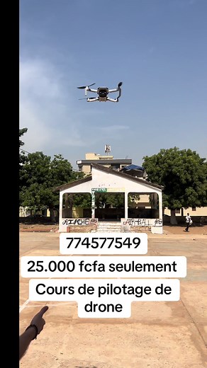 Cours de pilotage de drone à Dakar avec Senegal Drone
