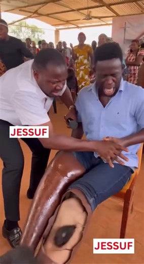 His legs opened and demons flew