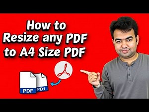 How to Resize / Convert ANY PDF to A4 size PDF for Free