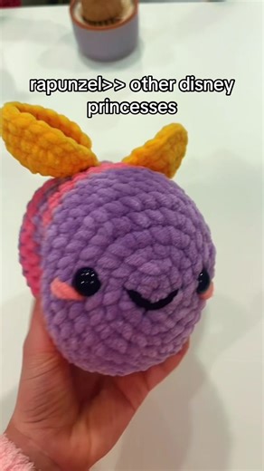 this tangled plush is so soft💜☀️ #rapunzel #tangled #disney #princess #plushies