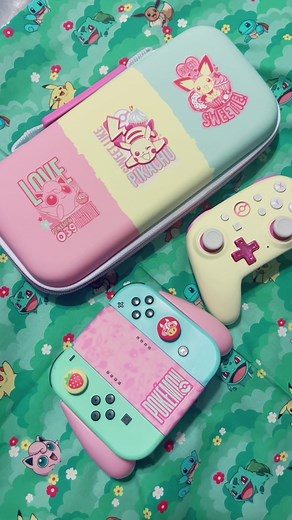 Pokemon Sweet Friends Bundle for Nintendo Switch Controller Nano