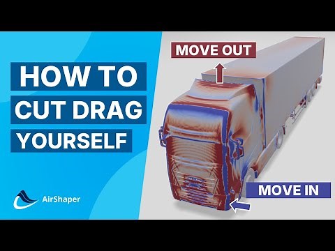 Reducing Aerodynamic Drag on a Truck without expertise