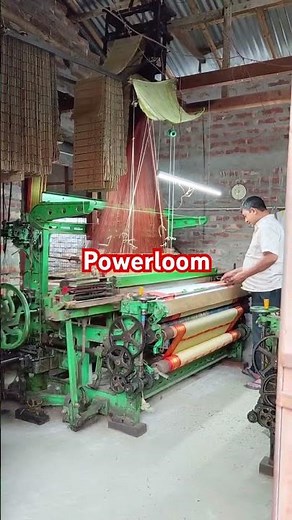 How many types of machine to weave fabric #handloom #powerloom #rapier #airjet #waterjet