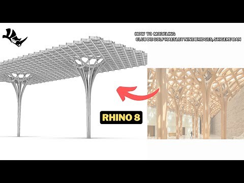 How to use Rhino 3D | Timber Structure | Advanced Rhino Techniques: Elevate Your 3D Modeling Skills"
