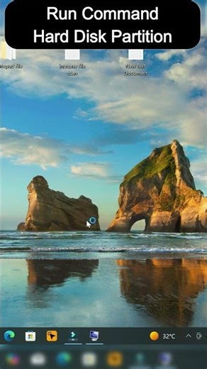 Hard Disk Management or Hard Disk Partition Setting Open Kare Run Command Se Laptop Computer Me