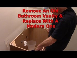 How To Replace A Bathroom Vanity
