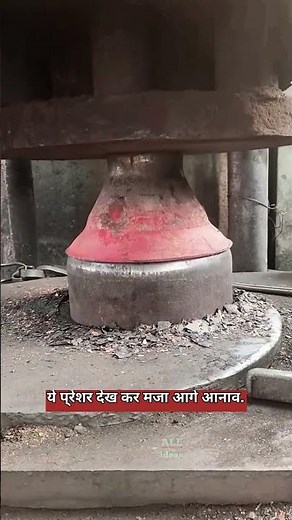 Heavy Hydraulic Press Forging Pipe Reducer Process #Blacksmith #Mechanical