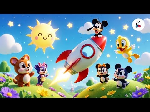 🎢 Funny Cartoon Theme Park Adventure with Mickey, Minnie, Tom & Jerry 🎡🐭🐱🦆