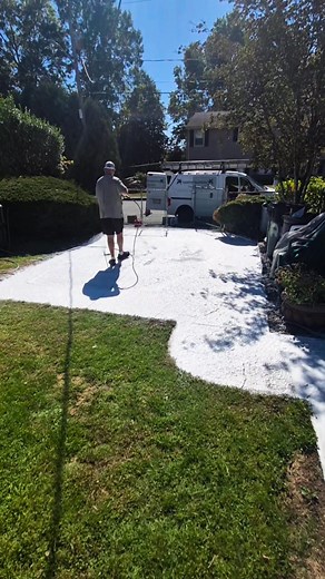 Pretreating with a foam cannon #foamcannon #softwashing #exteriorcleaning | Pete Griffin