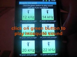 Mosquito test sound application for Android