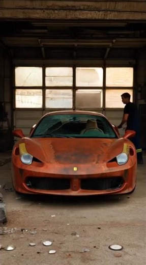 🔥 Burnt Ferrari 458 → Brand New! | Full Restoration #car #carrestoration