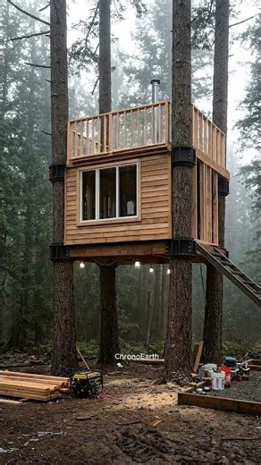 🏡 Off Grid Treehouse with Garden and Greenhouse