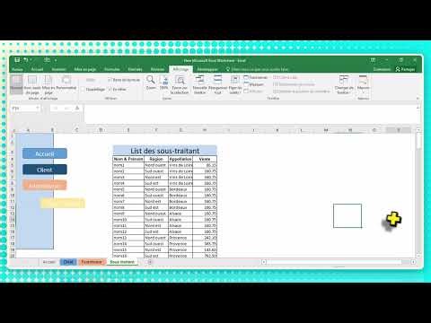 Créer une barre de navigation dynamique dans Excel | Create a Dynamic Navigation Bar in Excel